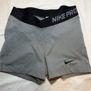 Nike Pro Women's Athletic Gray Shorts